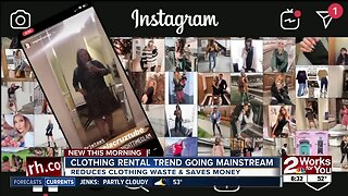 Clothing rental trend going mainstream: Reduces clothing waste & saves money