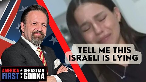 Tell me this Israeli is lying. Sebastian Gorka on AMERICA First