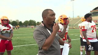 Donald Davis says he is leaving Calvert Hall football knowing program is in 'great shape'