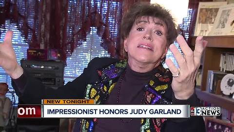 Las Vegas singer-impressionist honors legacy of Judy Garland with rare collection