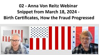 02 - AVR Webinar Snippet from March 18, 2024 - Birth Certificates, How the Fraud Progressed