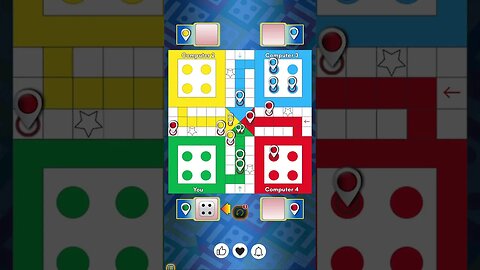 Ludo game in 4 players | #shorts #short