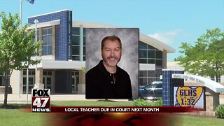 Local teacher due in court next month