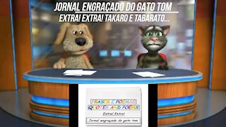 Jornal engraçado do gato tom: Takaro e tabarato... [Frases e Poemas]