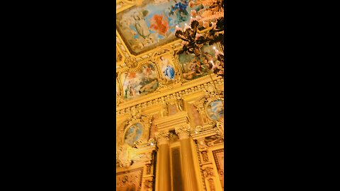 Palais Garnier, paris famous Opera house beautiful Ceiling
