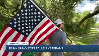 Tampa service member runs 48 miles to remember fallen heroes