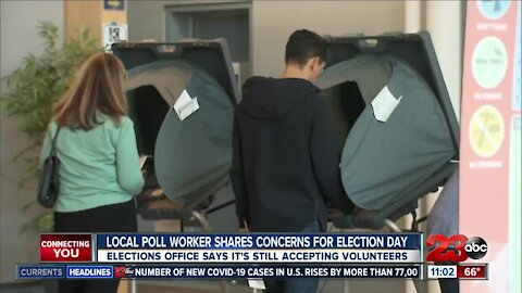 Poll worker shares concerns for upcoming election