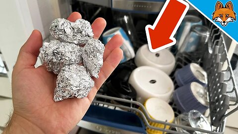 Throw Tin Foil in the Dishwasher and WATCH WHAT HAPPENS💥(Genius Trick)🤯