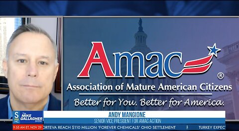 Andy Mangione from AMAC talks with Mike about how AMAC helps its members support Israel by endorsing a Bill to Obstruct International Terror Networks.