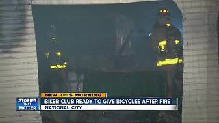 Biker club ready to give bicycles after fire