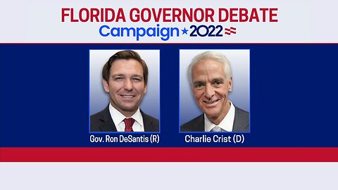 Florida Governor Debate 2022 - DeSantis v Crist