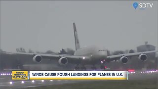 Rough landings for planes in U.K.