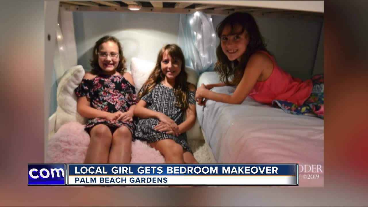 11-year-old Palm Beach Gardens girl battling leukemia gets bedroom makeover