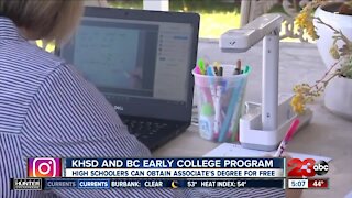 The Kern High School District and Bakersfield College offer early college program for students