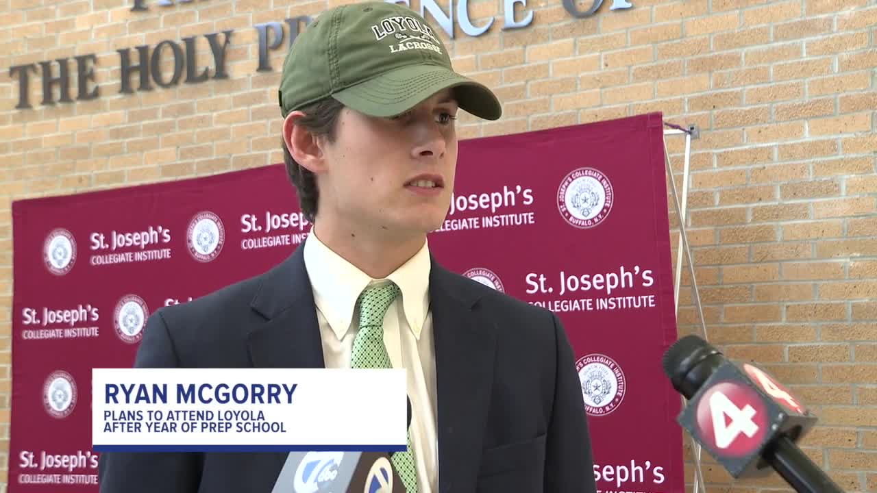 Ryan McGorry discusses his plans to play lacrosse at Loyola after a year of prep school
