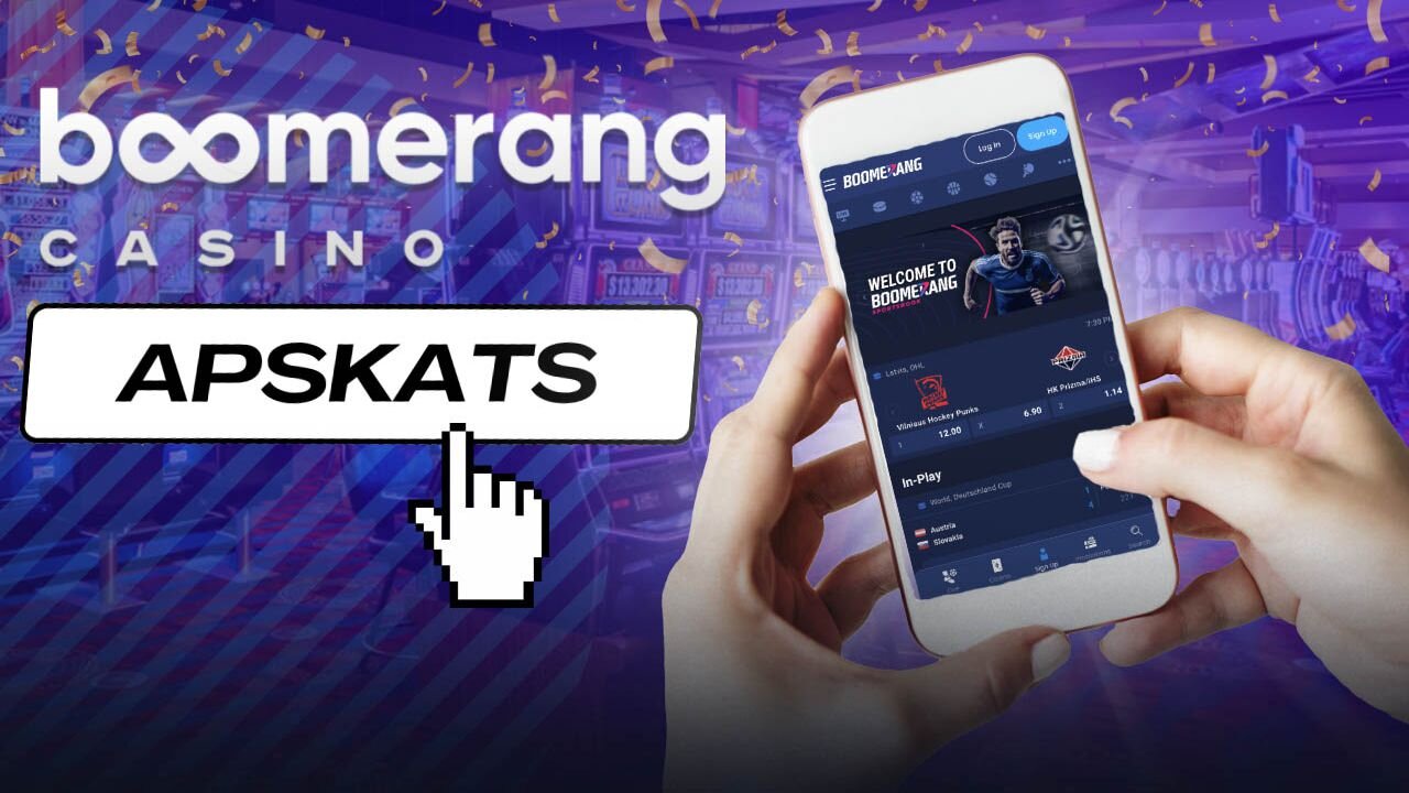 Boomerang kazino apskats 🎱 Reģistrēšanās, bonusi, maksājumi un cits