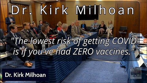 The Lowest Risk of Getting COVID is if You've had ZERO Vaccines - Dr. Kirk Milhoan