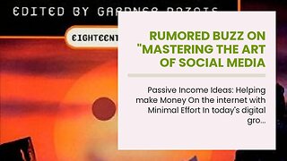 Rumored Buzz on "Mastering the Art of Social Media Advertising for Financial Gain"