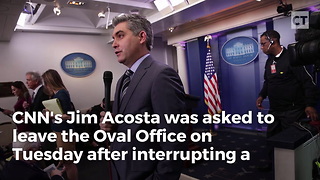 Jim Acosta Kicked Out Of Oval Office After Insulting Behavior