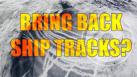 Geoengineering: Massive Toxic Bunker Fuel Ship Tracks Are Back. Climate Viewer 10-17-2023