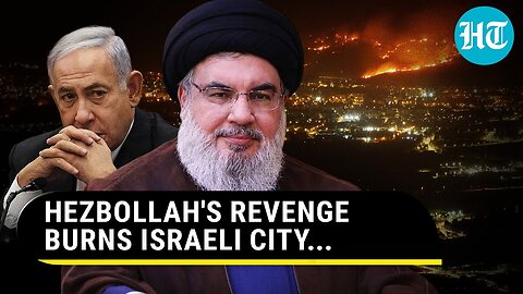 Hezbollah Rains 'Hellfire' On Israeli City; 35 Katyusha Rockets Pound IDF Army Base | Watch