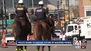 KCPD Mounted Patrol staying in place, volunteer group says