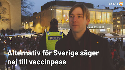 Alternativ för Sverige säger nej till vaccinpass