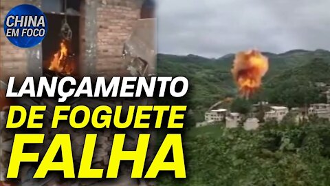 Destroços de foguete caem em área residencial; Gen. Mark Milley defende sua ligação para a China