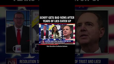 Schiff Gets BAD NEWS After Years Of Lies Catch Up