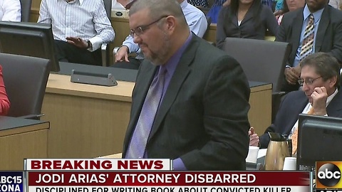 Jodi Arias' attorney agrees to disbarment after writing book