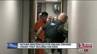 Father sentenced for DUI crash that injured kids