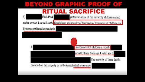 SATANIC RITUALS OF CHILDREN – LIN WOOD GOES THERE ON TELEGRAM (TRUTH BEYOND GRAPHIC)