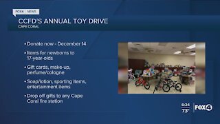 Cape Coral Fire Department Annual Toy Drive Underway