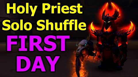 Solo Queue 3v3 Arena - Hitting 2k Rating Day 1 - Holy Priest PvP - World of Warcraft Dragonflight