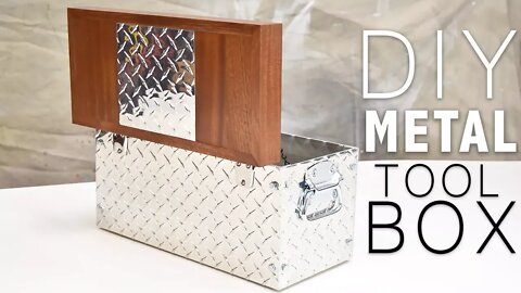 Easy DIY TOOL BOX (Metal and Wood) | DIY Creators