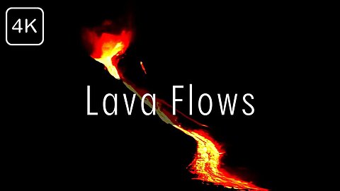 Lava flow 1 hour | ASMR Ambience