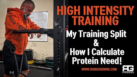 HIGH INTENSITY TRAINING: My Split and Calculating Protein Need