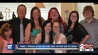 Family speaks after mother, father die in crash