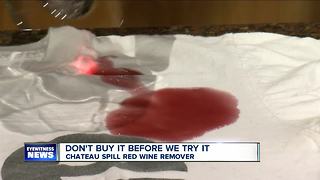 Don't Buy It Before We Try It: Wine Stain Remover