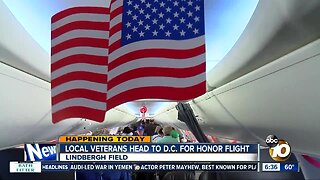 San Diego veterans head to DC for Honor Flight