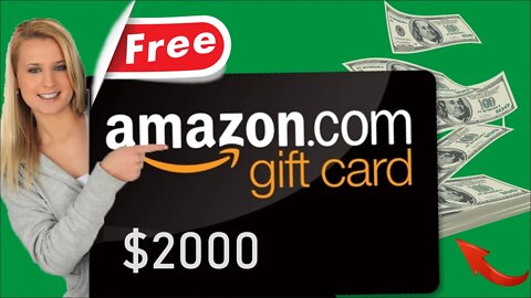 FREE AMAZON GIFT CARD CODES (Withdraw $2000 Free Amazon Gift Card)