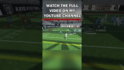 OUR FIRST PICK SIX IN AXIS FOOTBALL 2023