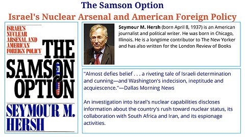 Samson's Option - Israel's Nuclear Arsenal / Seymour Hersh