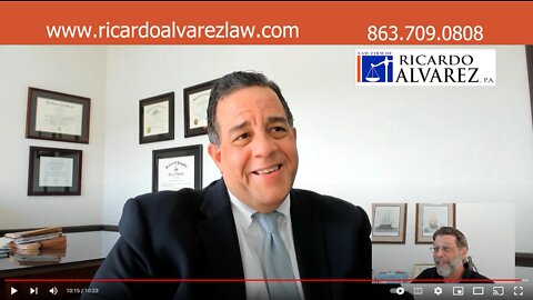 My Podcast Video with Attorney Ricardo Alvarez.