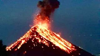 Guatemala volcano blows its top in middle of the night