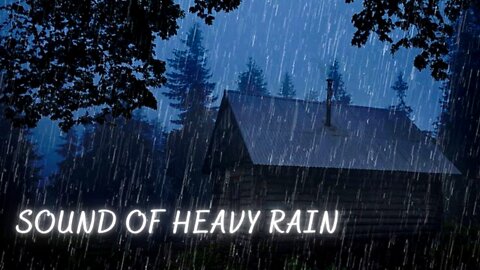 Sleep😴Fast With Heavy Rain and Thunderstorm Sounds For Sleeping [ Relaxing Rain and Thunder Sounds ]