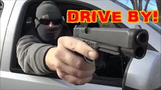 Shooting From A Moving Vehicle!