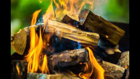 2 Hours of Burning Wood for Sleep Therapy Meditation Study