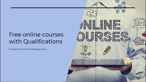 Free online courses with Qualification