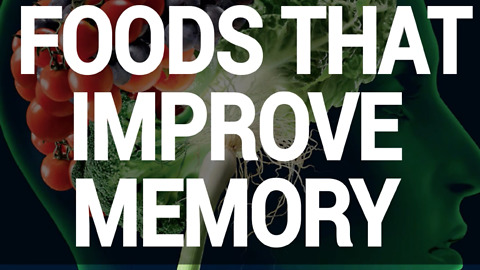 Foods that can help improve your memory